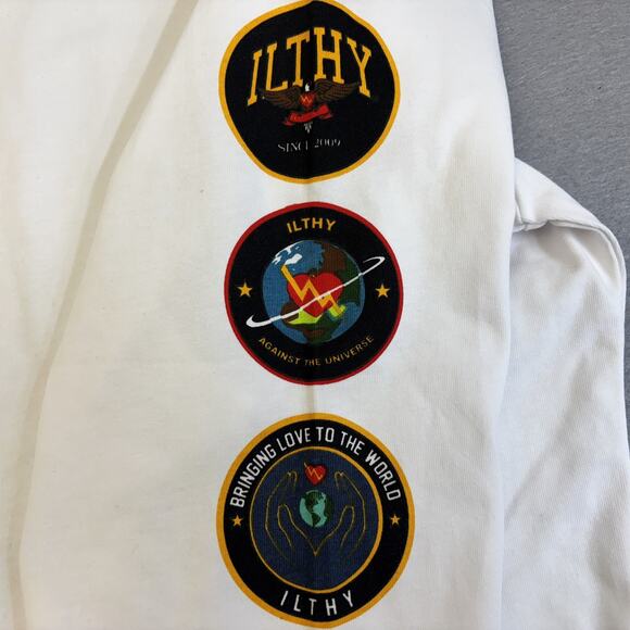 Ilthy NASA Total Solar Eclipse Shirt Medium Unisex White 2024 Rare Space X Moon - Picture 7 of 9